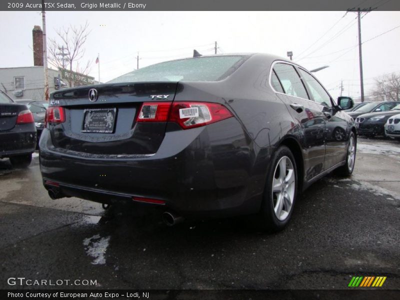 Grigio Metallic / Ebony 2009 Acura TSX Sedan