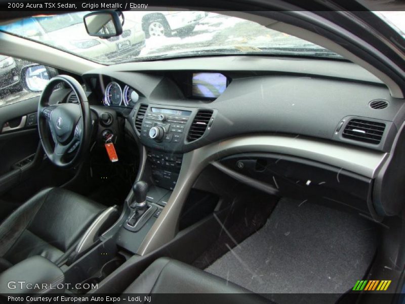 Grigio Metallic / Ebony 2009 Acura TSX Sedan