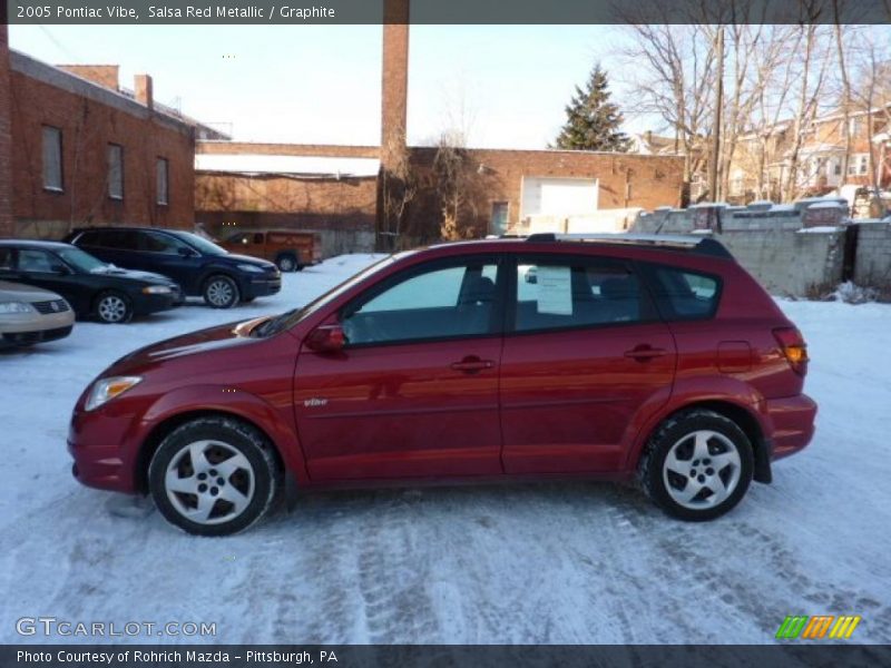 Salsa Red Metallic / Graphite 2005 Pontiac Vibe