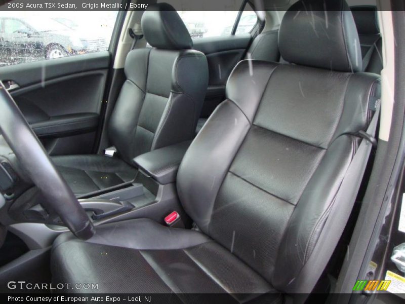 Grigio Metallic / Ebony 2009 Acura TSX Sedan