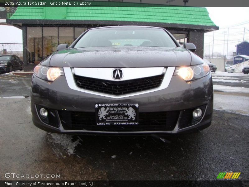 Grigio Metallic / Ebony 2009 Acura TSX Sedan