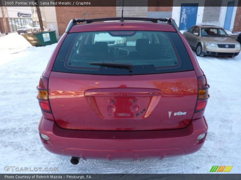 Salsa Red Metallic / Graphite 2005 Pontiac Vibe