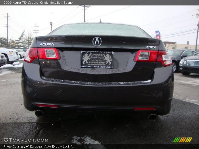 Grigio Metallic / Ebony 2009 Acura TSX Sedan