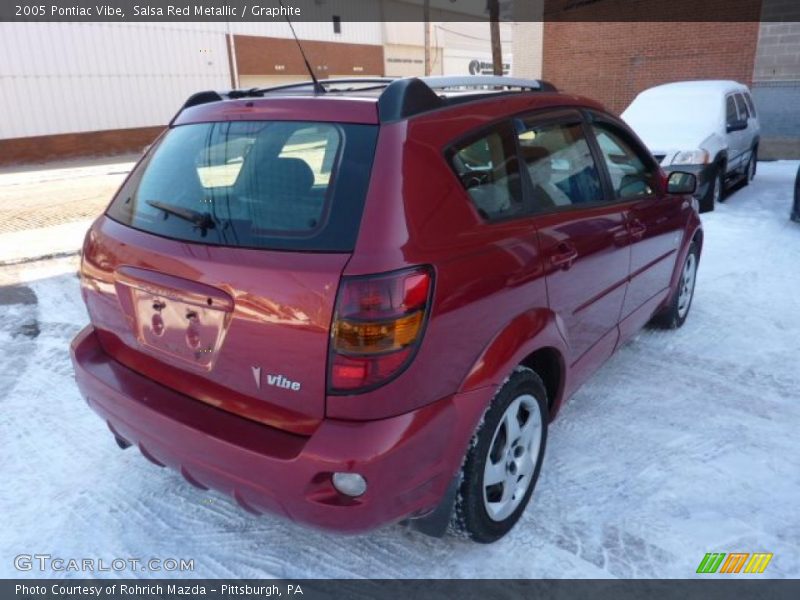 Salsa Red Metallic / Graphite 2005 Pontiac Vibe