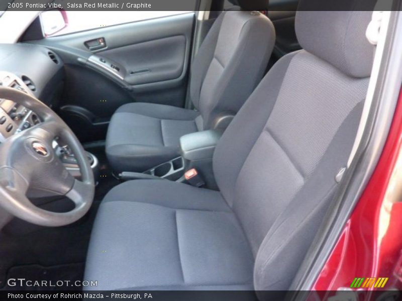 Salsa Red Metallic / Graphite 2005 Pontiac Vibe