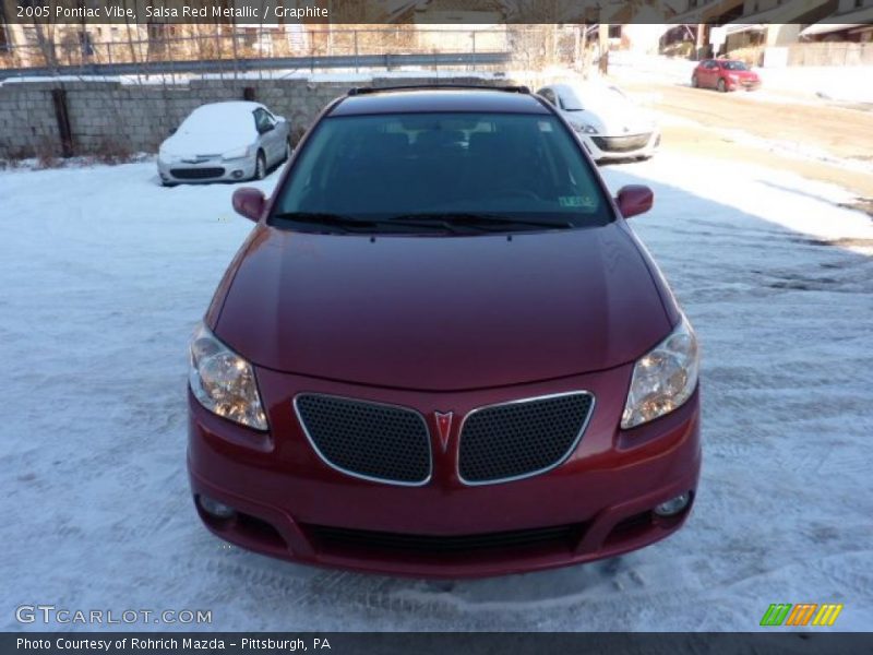 Salsa Red Metallic / Graphite 2005 Pontiac Vibe