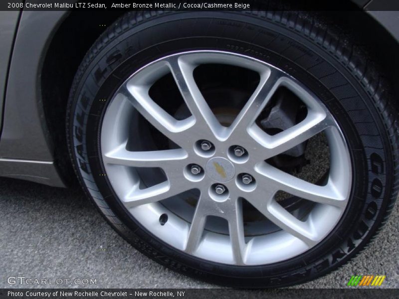 Amber Bronze Metallic / Cocoa/Cashmere Beige 2008 Chevrolet Malibu LTZ Sedan