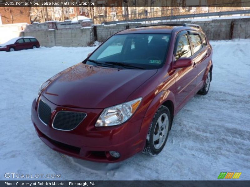 Salsa Red Metallic / Graphite 2005 Pontiac Vibe