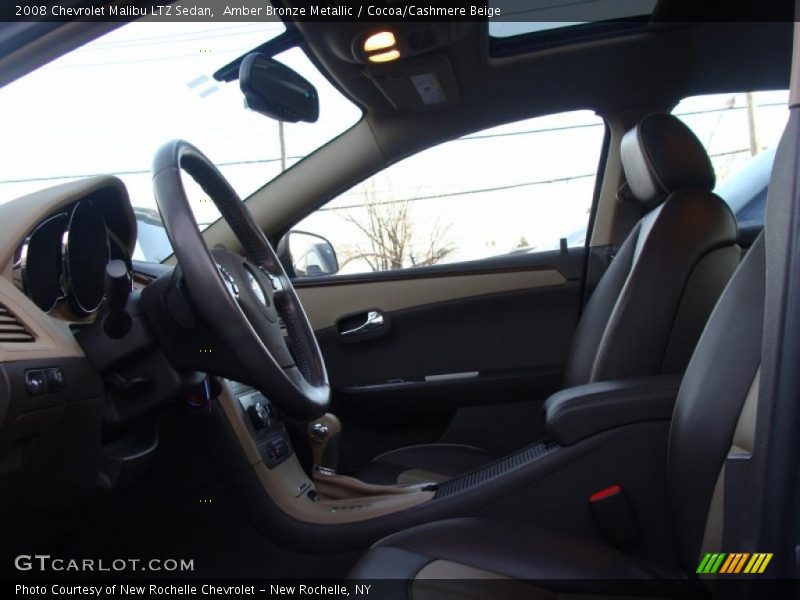 Amber Bronze Metallic / Cocoa/Cashmere Beige 2008 Chevrolet Malibu LTZ Sedan