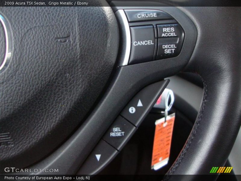 Grigio Metallic / Ebony 2009 Acura TSX Sedan
