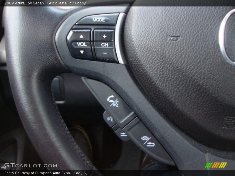 Grigio Metallic / Ebony 2009 Acura TSX Sedan