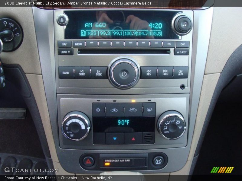 Amber Bronze Metallic / Cocoa/Cashmere Beige 2008 Chevrolet Malibu LTZ Sedan