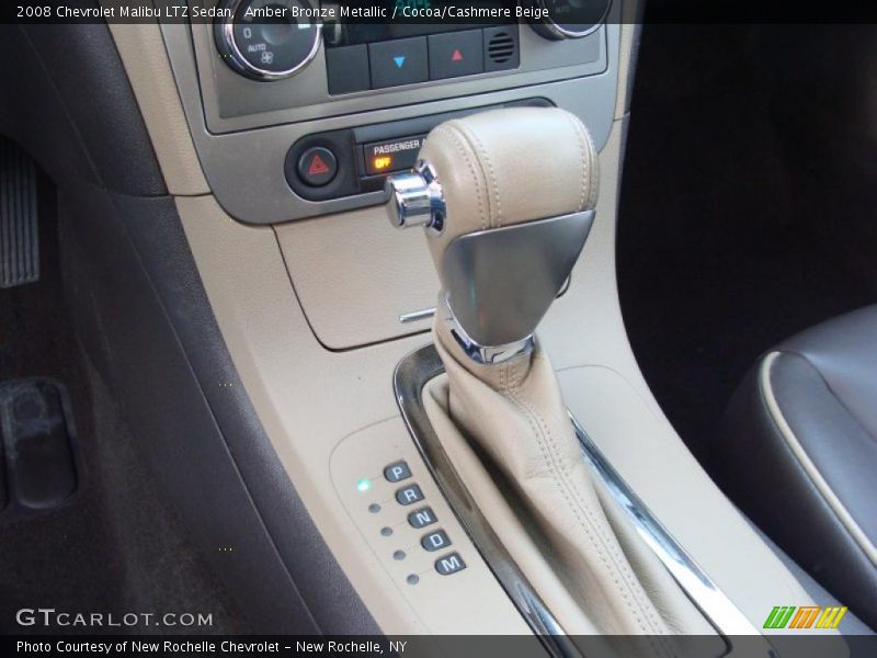 Amber Bronze Metallic / Cocoa/Cashmere Beige 2008 Chevrolet Malibu LTZ Sedan
