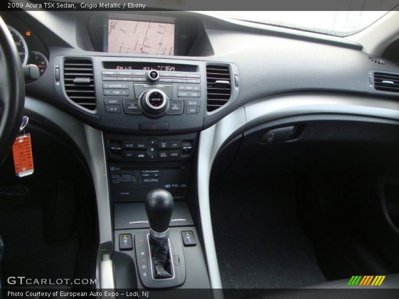 Grigio Metallic / Ebony 2009 Acura TSX Sedan