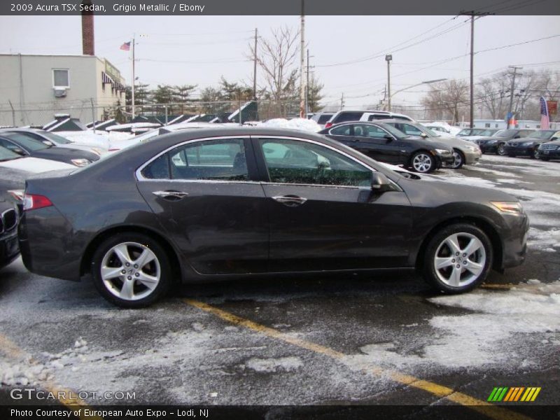 Grigio Metallic / Ebony 2009 Acura TSX Sedan
