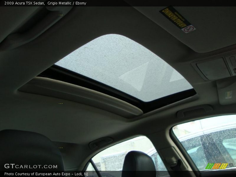 Grigio Metallic / Ebony 2009 Acura TSX Sedan