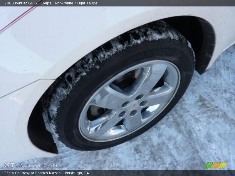 Ivory White / Light Taupe 2008 Pontiac G6 GT Coupe