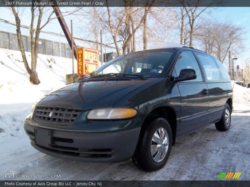 Forest Green Pearl / Gray 1997 Plymouth Voyager SE