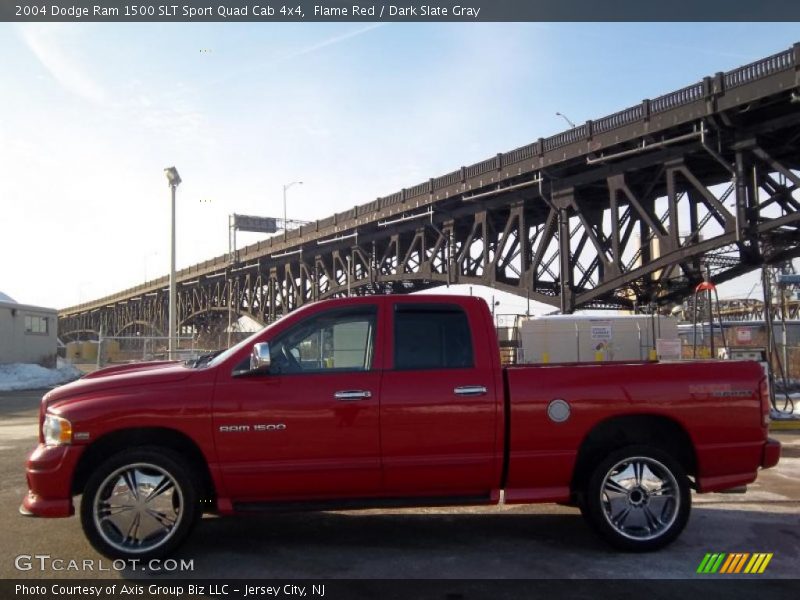 Flame Red / Dark Slate Gray 2004 Dodge Ram 1500 SLT Sport Quad Cab 4x4