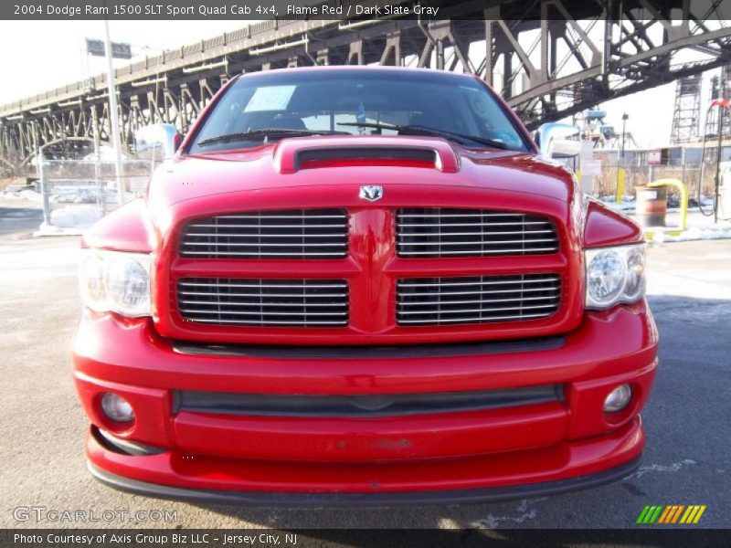 Flame Red / Dark Slate Gray 2004 Dodge Ram 1500 SLT Sport Quad Cab 4x4