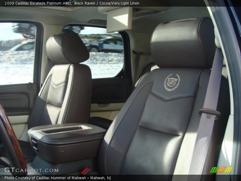  2009 Escalade Platinum AWD Cocoa/Very Light Linen Interior