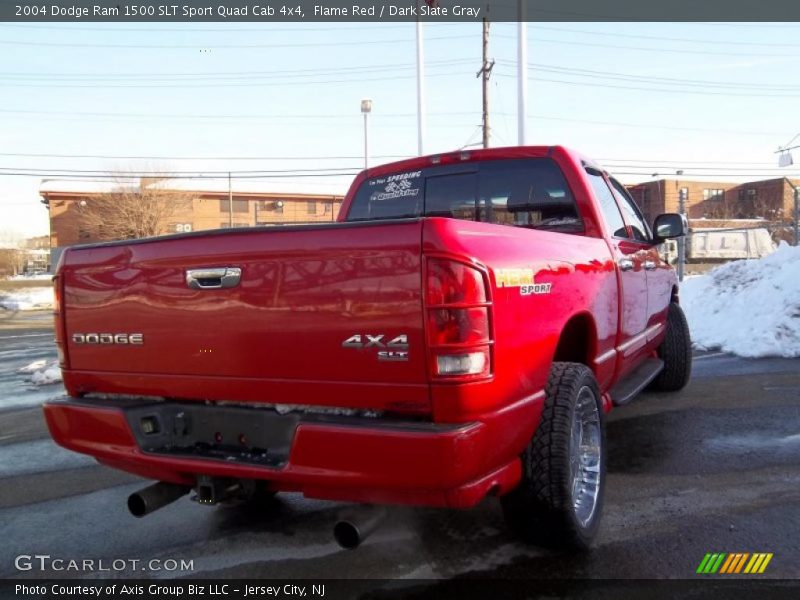 Flame Red / Dark Slate Gray 2004 Dodge Ram 1500 SLT Sport Quad Cab 4x4