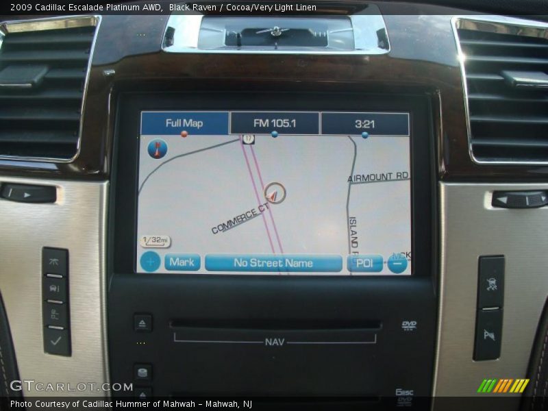Navigation of 2009 Escalade Platinum AWD