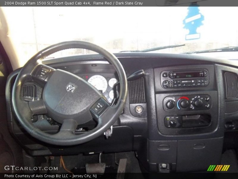 Flame Red / Dark Slate Gray 2004 Dodge Ram 1500 SLT Sport Quad Cab 4x4