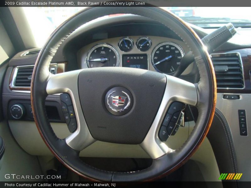  2009 Escalade Platinum AWD Steering Wheel