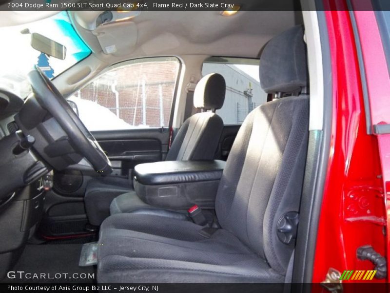 Flame Red / Dark Slate Gray 2004 Dodge Ram 1500 SLT Sport Quad Cab 4x4