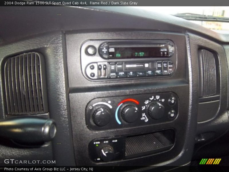 Flame Red / Dark Slate Gray 2004 Dodge Ram 1500 SLT Sport Quad Cab 4x4
