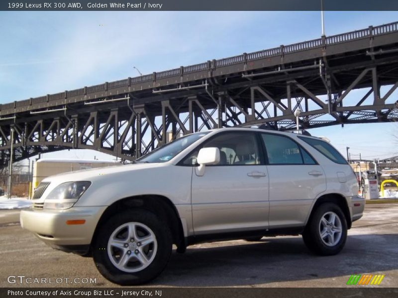 Golden White Pearl / Ivory 1999 Lexus RX 300 AWD