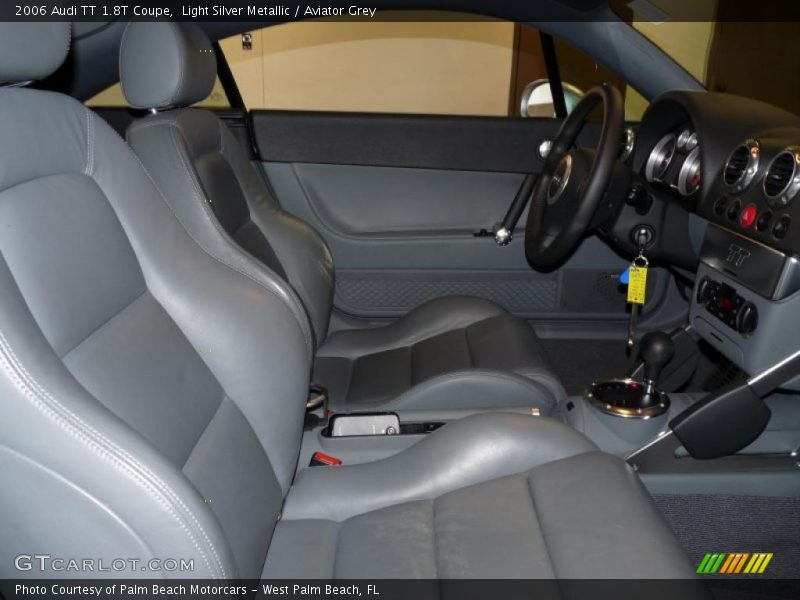 Light Silver Metallic / Aviator Grey 2006 Audi TT 1.8T Coupe