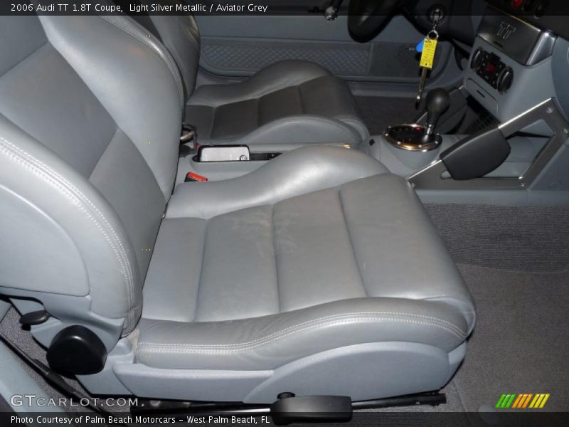 Light Silver Metallic / Aviator Grey 2006 Audi TT 1.8T Coupe