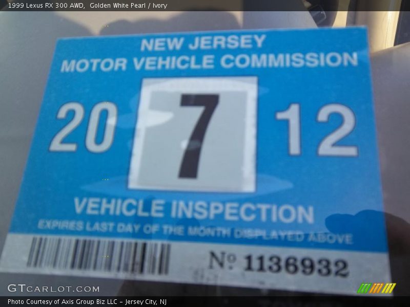 Golden White Pearl / Ivory 1999 Lexus RX 300 AWD