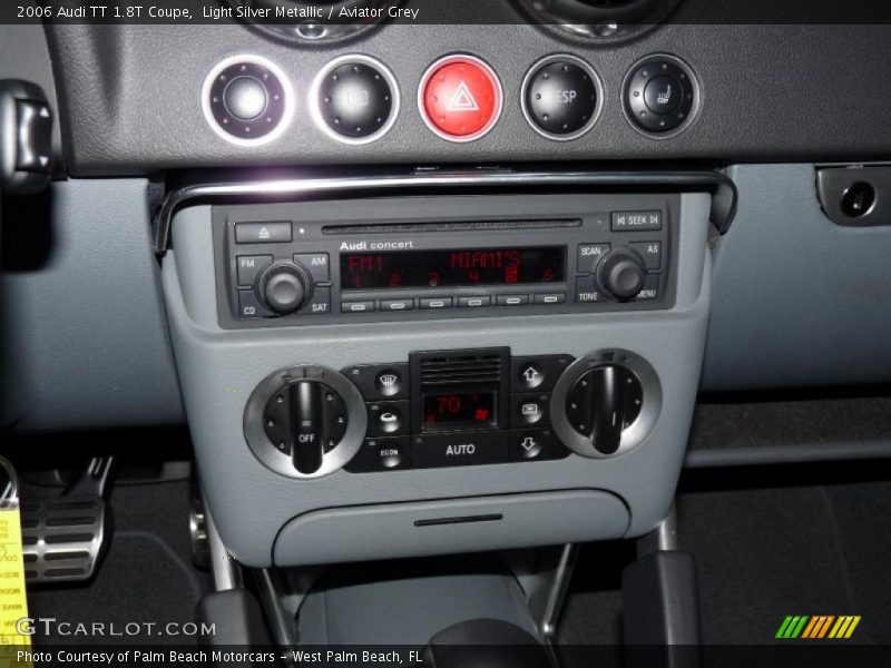 Controls of 2006 TT 1.8T Coupe