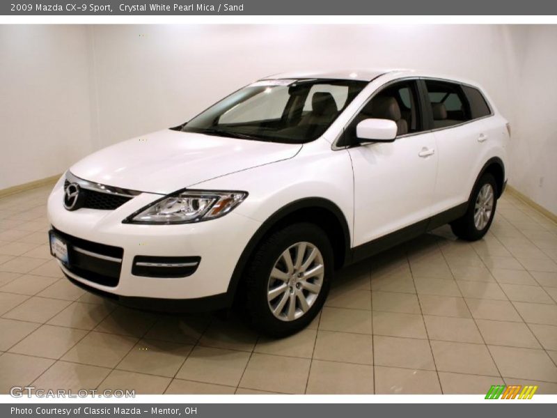 Crystal White Pearl Mica / Sand 2009 Mazda CX-9 Sport