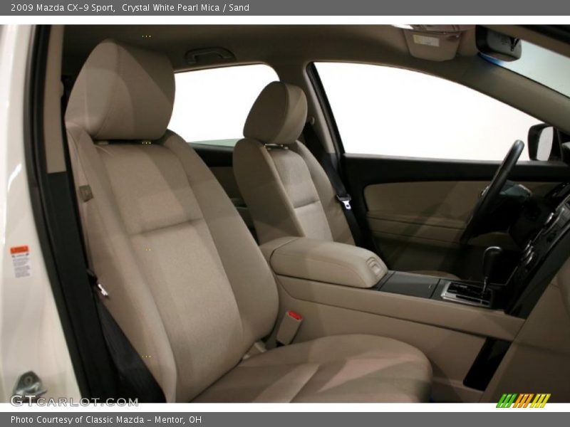 Crystal White Pearl Mica / Sand 2009 Mazda CX-9 Sport