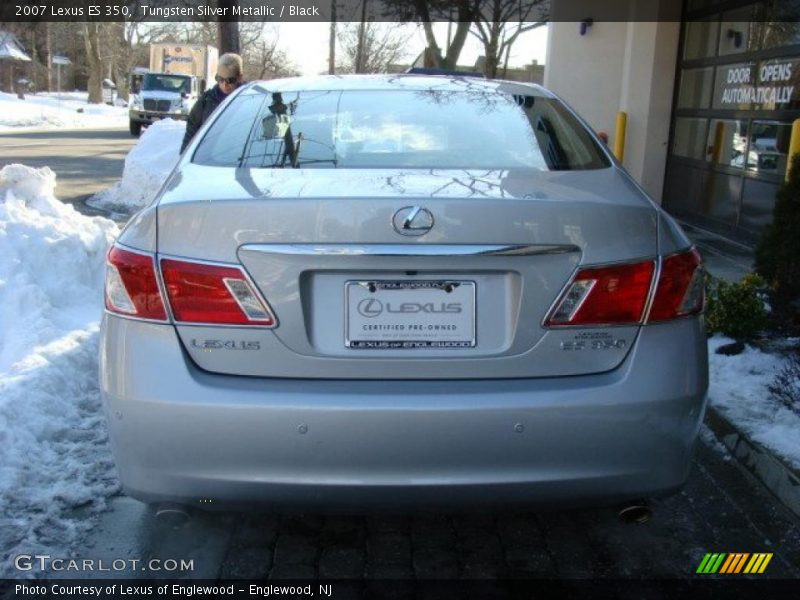 Tungsten Silver Metallic / Black 2007 Lexus ES 350