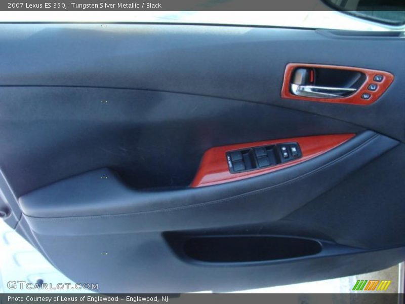 Tungsten Silver Metallic / Black 2007 Lexus ES 350