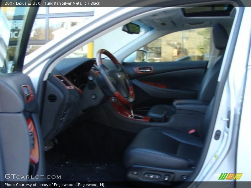 Tungsten Silver Metallic / Black 2007 Lexus ES 350