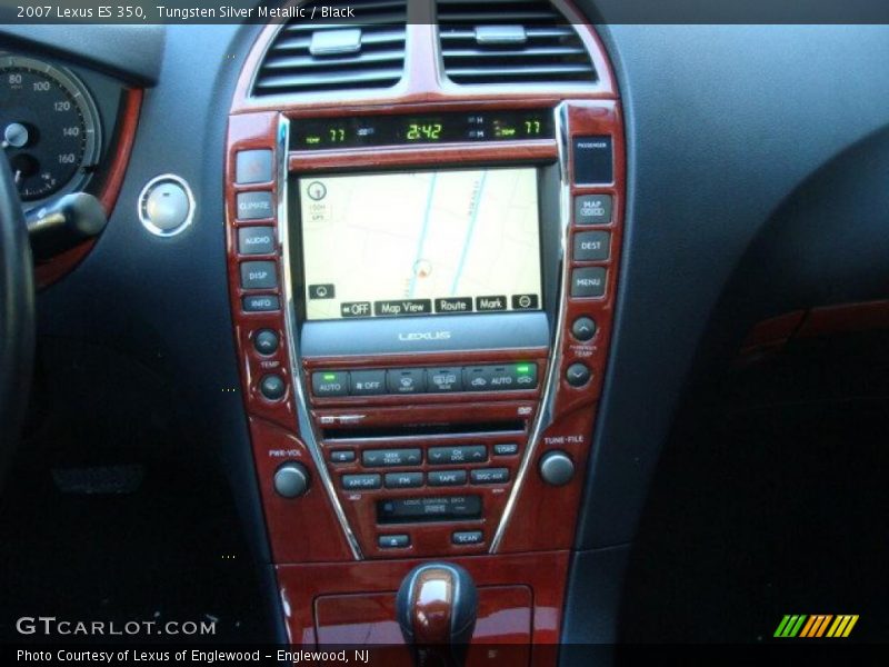 Tungsten Silver Metallic / Black 2007 Lexus ES 350