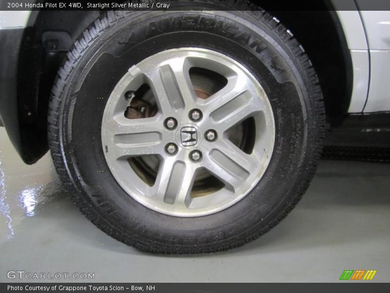 Starlight Silver Metallic / Gray 2004 Honda Pilot EX 4WD