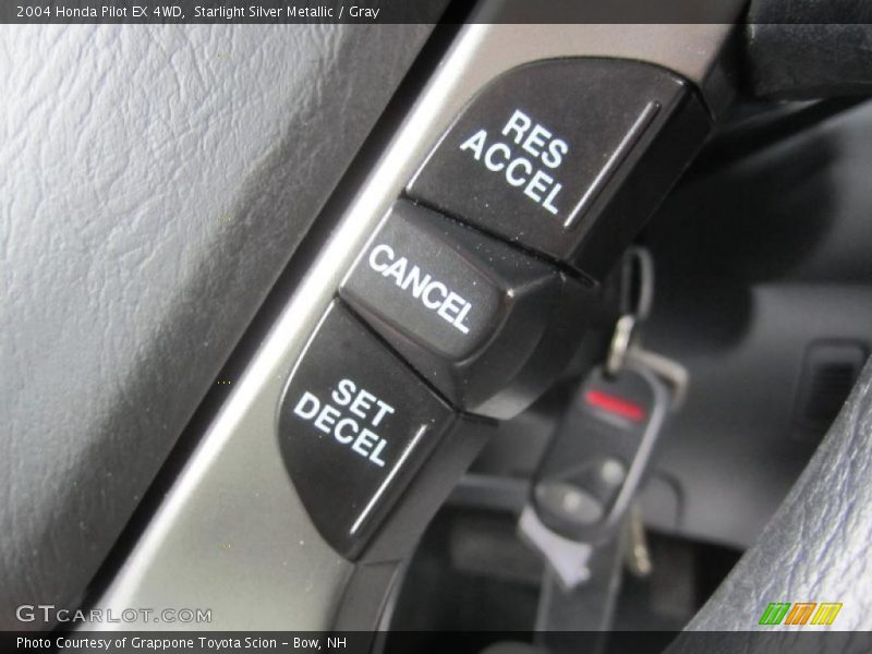 Starlight Silver Metallic / Gray 2004 Honda Pilot EX 4WD
