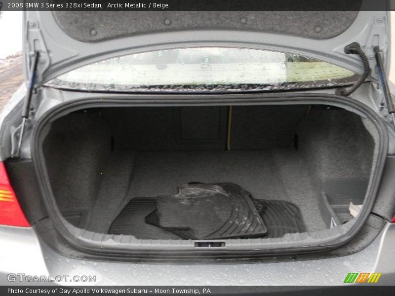 Arctic Metallic / Beige 2008 BMW 3 Series 328xi Sedan