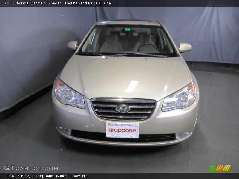 Laguna Sand Beige / Beige 2007 Hyundai Elantra GLS Sedan