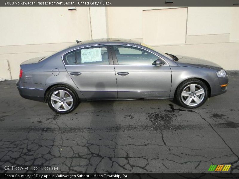 United Gray / Black 2008 Volkswagen Passat Komfort Sedan