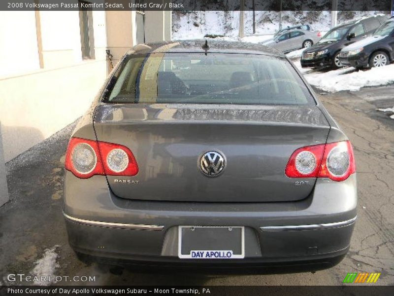 United Gray / Black 2008 Volkswagen Passat Komfort Sedan
