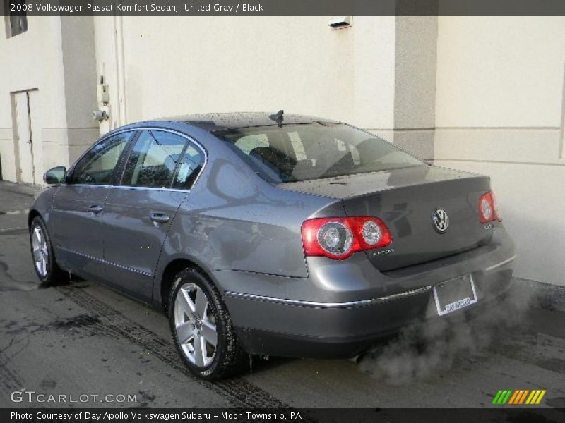 United Gray / Black 2008 Volkswagen Passat Komfort Sedan