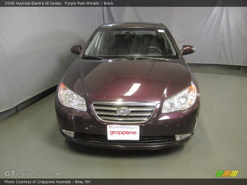 Purple Rain Metallic / Black 2008 Hyundai Elantra SE Sedan